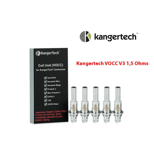 Resistencias Kangertech VOCC V3 1,5 Ohms – Kangertech Coil Resistencias Kangertech VOCC V3 1,5 Ohms – Kangertech Coil
