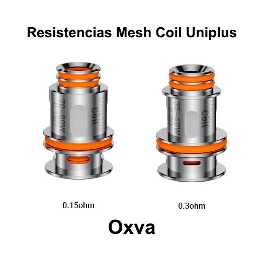 Resistencias Mesh Coil Uniplus - Oxva