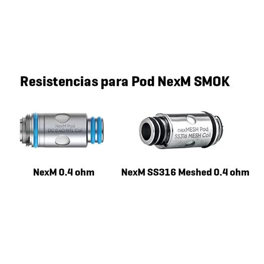 Resistencias para Pod NexM SMOK - Smok