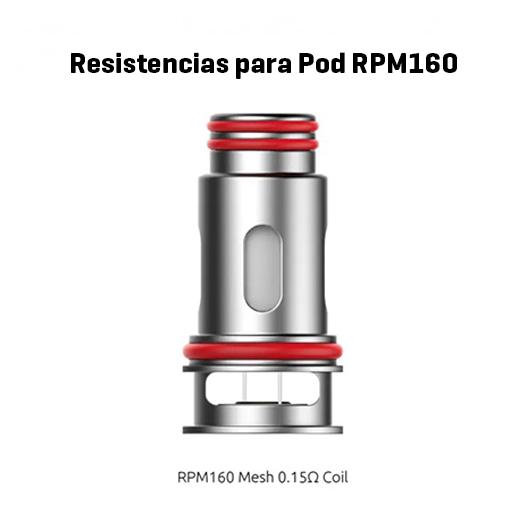 Resistencias para Pod RPM160 0,15Ω - Smok