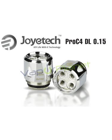 Resistencias ProC4 DL 0,15 Ohm – Joyetech Coil