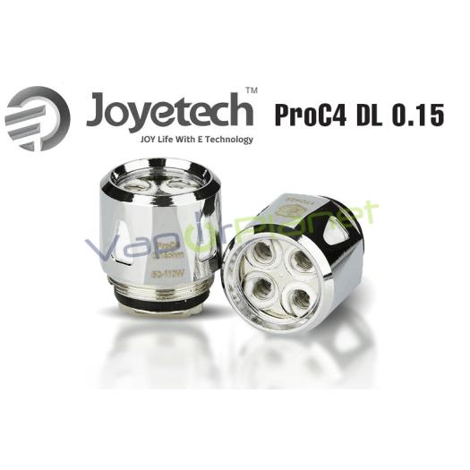 Resistencias ProC4 DL 0,15 Ohm – Joyetech Coil
