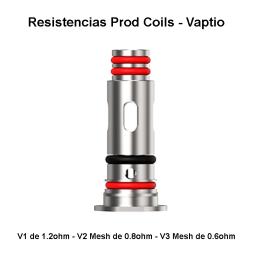 Resistencias Prod Coils - Vaptio