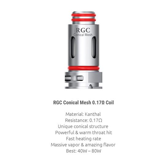 Resistencias RGC RPM80 0.17Ω - Smok