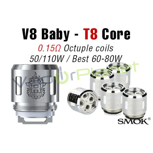 Resistencias T8 TFV8 Baby - TFV8 Baby T8 Coils