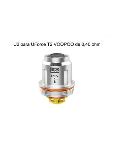 Resistencias U2 para UForce T2 VOOPOO de 0,40 ohm – Voopoo Coil