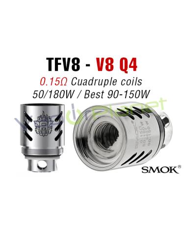 Resistencias V8 Q4 TFV8 - TFV8 V8-Q4 Coils