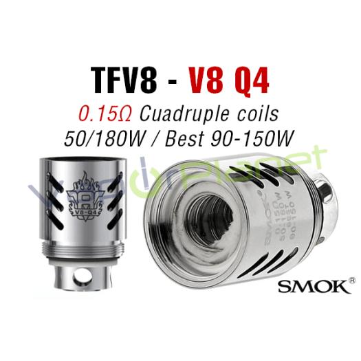 Resistencias V8 Q4 TFV8 - TFV8 V8-Q4 Coils