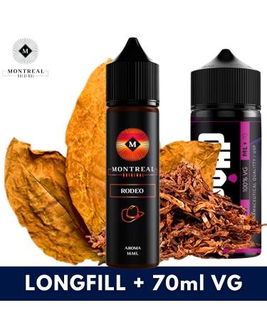 RODEO 16ml/60 (Longfill) Montreal Original + 70ml VG