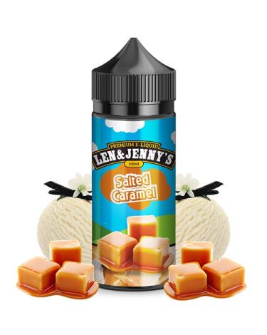 Salted Caramel 100ml + Nicokit gratis - Len & Jenny's