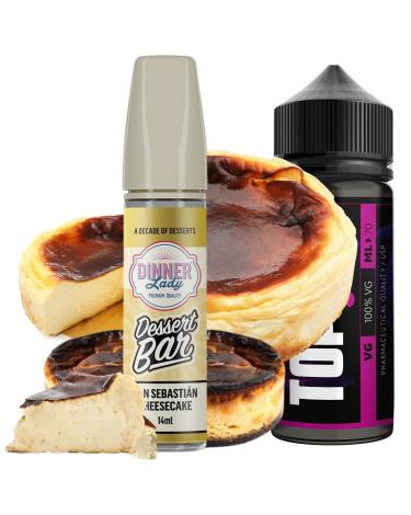 San Sebastian Cheesecake 14ml/60 (Longfill) Dinner Lady Dessert Bar