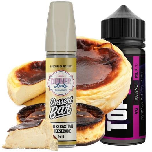 San Sebastian Cheesecake 14ml/60 (Longfill) Dinner Lady Dessert Bar