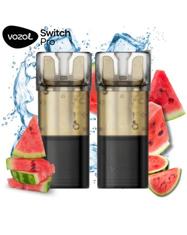 Sandía Ice | Pack 2 uds | Cartuchos Precargados 20mg Vozol Switch Pro