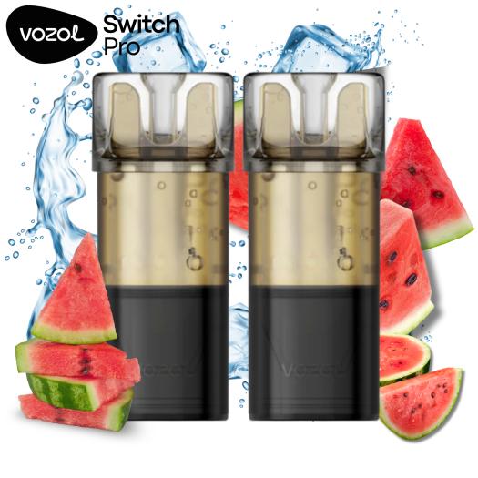 Sandía Ice | Pack 2 uds | Cartuchos Precargados 20mg Vozol Switch Pro