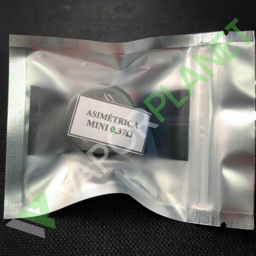 SINGLE Asimetrica Mini 0,37 guía 2,5mm - Pack 2 Coils - GALAN COILS