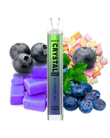 Ske Desechable Crystal Bar Blueberry Bubblegum 20mg