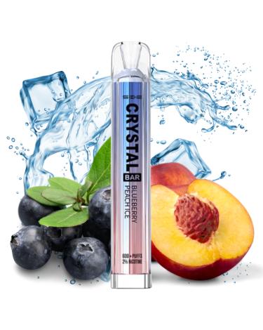Ske Desechable Crystal Bar BLUEBERRY PEACH ICE 20mg