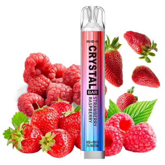 Ske Desechable Crystal Bar Strawberry Raspberry 20mg