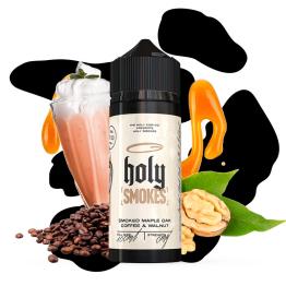 Smoked Maple Oak Coffee & Walnut 100ml + Nicokits - Holy Smokes by Holy Cow