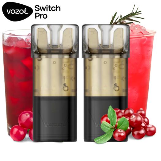 Soda Arandanos | Pack 2 uds | Cartuchos Precargados 20mg Vozol Switch Pro