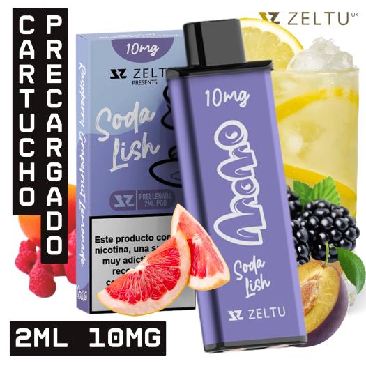 Sodalish Cartucho Precargado con Líquido ZELTU X³