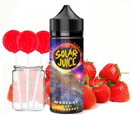 Solar Juice - Mercury Strawberry Lollipop 100ml + Nicokits Gratis