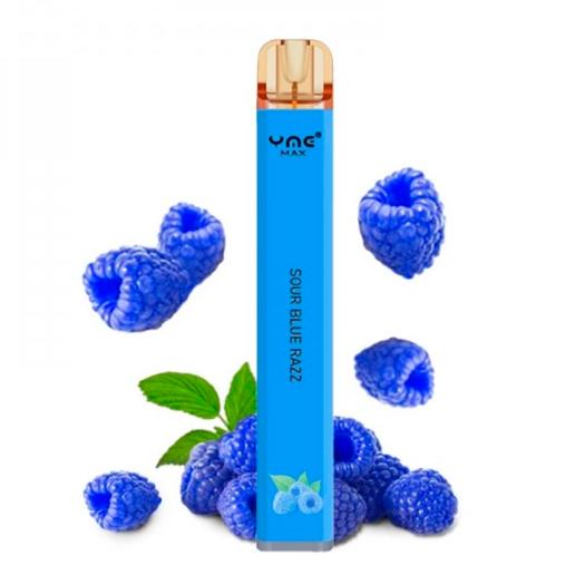 Sour Blue Razz Puffs YME Max 600 20mg - Pod Desechable