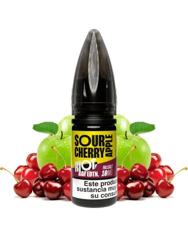 SOUR CHERRY APPLE - Riot Squad Bar EDTN 10 ml - 10 mg y 20 mg - Líquido con SALES DE NICOTINA