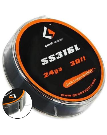 SS316L 24GA 30Ft (9.1mt) ZS01 GEEKVAPE WIRE