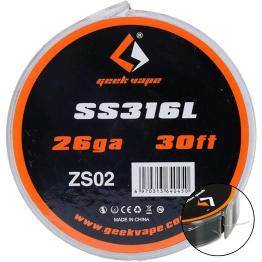SS316L 26GA 30Ft (9.1mt) 0,4mm ZS02 GEEKVAPE WIRE