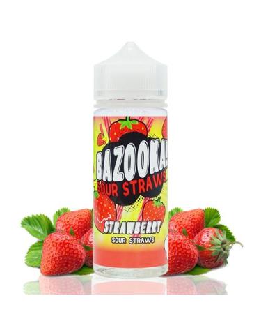 Strawberry 100 ml + Nicokits Gratis - Bazooka Sour Straws