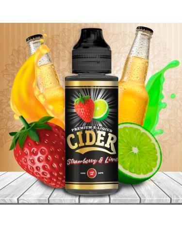Strawberry &amp; Lime 100ml + 2 Nicokits - Cider