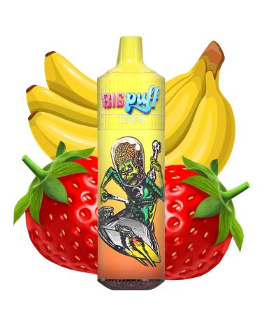 Strawberry Banana 12000 Puffs - Big Puff (SIN NICOTINA)