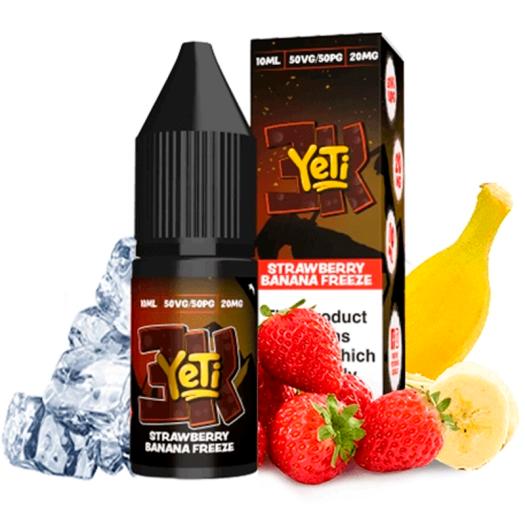 Strawberry Banana Freeze Yeti 3K Salts Frosty 10ml