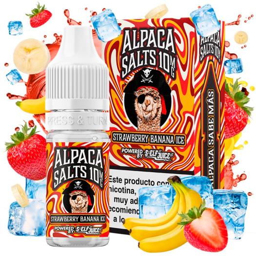 Strawberry Banana Ice 10ml - Alpaca Salts