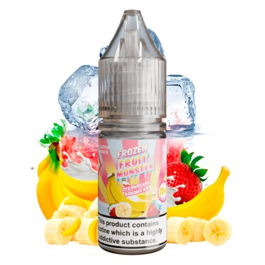 Strawberry Banana ICE 20mg 10ml Nic Salts - Frozen Fruit by Monster Vape Labs