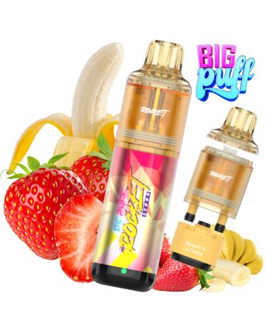 Strawberry Banana Juice Rocket 32000 Puff | 2ml + 10ml + 10ml | Big Puff