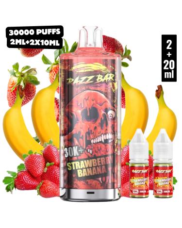STRAWBERRY BANANA Pack 30K 650mAh 2ml+2x10ml | 20mg |