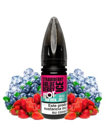 STRAWBERRY BLUEBERRY ICE - Riot Squad Bar EDTN 10 ml - 10 mg y 20 mg - Líquido con SALES DE NICOTINA