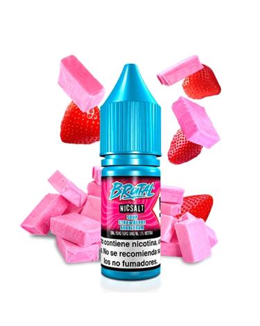 STRAWBERRY BUBBLEGUM 10 ml - Brutal by Just Juice Sour – Líquido con SALES DE NICOTINA