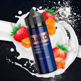 STRAWBERRY CARAMEL CREAM - BAKD 100ML BY GRIMM X OHMBOY OC + Nicokits