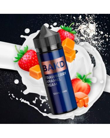 STRAWBERRY CARAMEL CREAM - BAKD 100ML BY GRIMM X OHMBOY OC + Nicokits