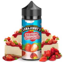 Strawberry Cheesecake 100ml + Nicokit gratis - Len & Jenny's