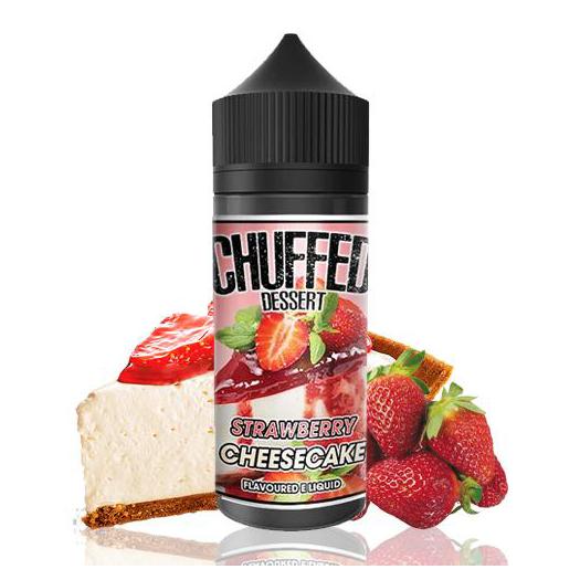 Strawberry Cheesecake By Chuffed Dessert 100ml + Nicokits Gratis Strawberry Cheesecake By Chuffed Dessert 100ml + Nicokits Gratis
