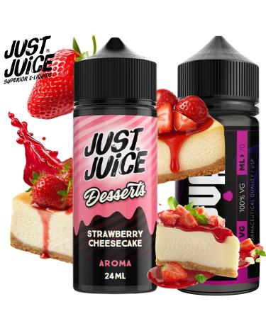 Strawberry Cheesecake Longfill 24ml/120 Just Juice Desserts