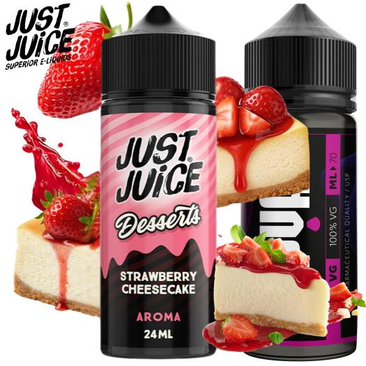 Strawberry Cheesecake Longfill 24ml/120 Just Juice Desserts