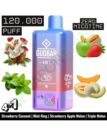 STRAWBERRY COCONUT Desechable 4in1 | 120.000 Puff | GUDBAR (SIN NICOTINA)