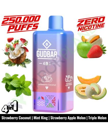 STRAWBERRY COCONUT Desechable 4in1 | 250.000 Puff | GUDBAR V2 (SIN NICOTINA)