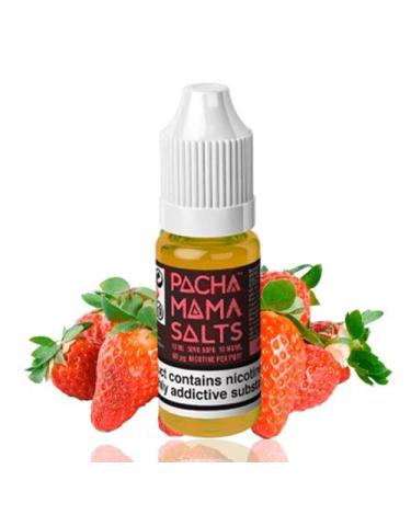 Strawberry Crush 10ml Pachamama Salts - Líquido con SALES DE NICOTINA