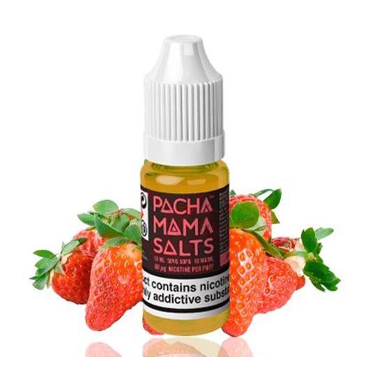 Strawberry Crush 10ml Pachamama Salts - Líquido con SALES DE NICOTINA